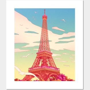 Eiffel Tower Posters and Art